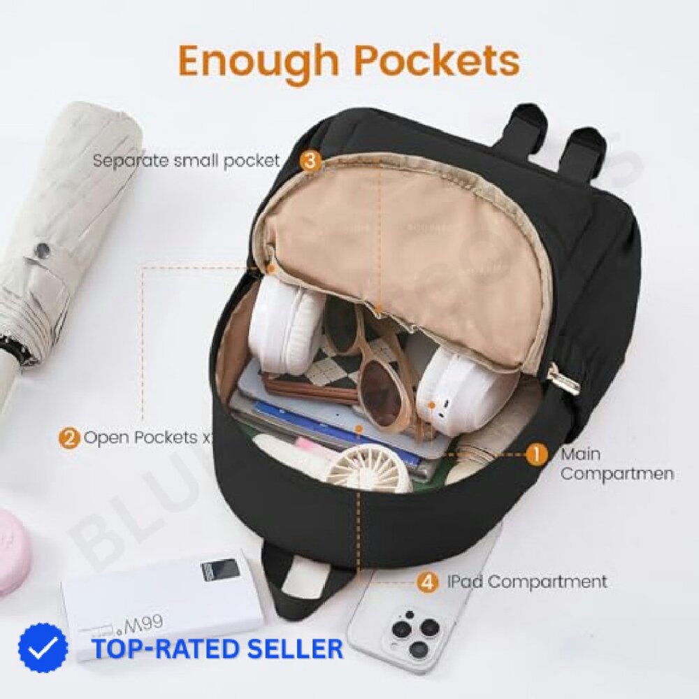 Mini Puffer Backpack Lightweight Nylon Casual Day… - image 7